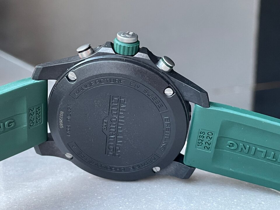 OGF Factory 1:1 Breitling Endurance pro 44mm Army green dial green Rubber Strap quartz movement