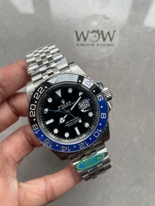 Clean Factory 1:1 Rolex Clean GMT-Master II 126710 BLNR Best Edition Blue/Black BATGIRL CeramicD D3285 CHS