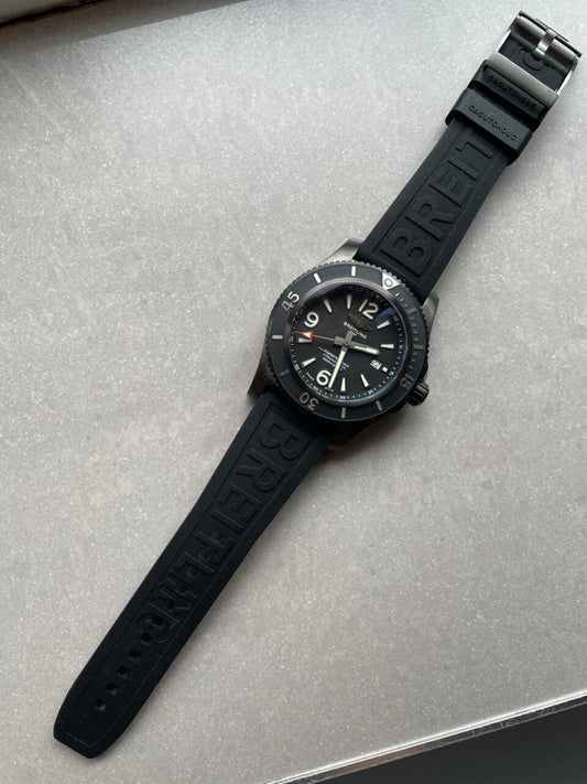 TF Factory 1:1 Breitling Superocean Automatic 44mm Best Edition Black Dial Black Bezel A2824