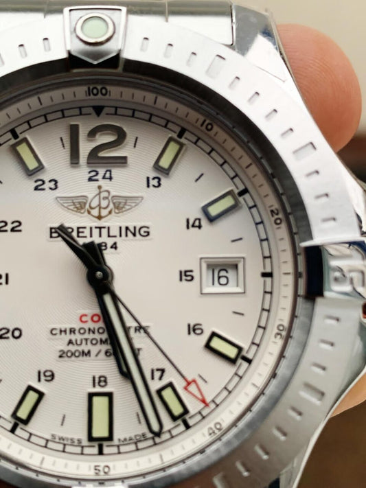 GF Factory 1:1 Breitling Colt Automatic 44mm SS Best Edition White Textured Dial A2824