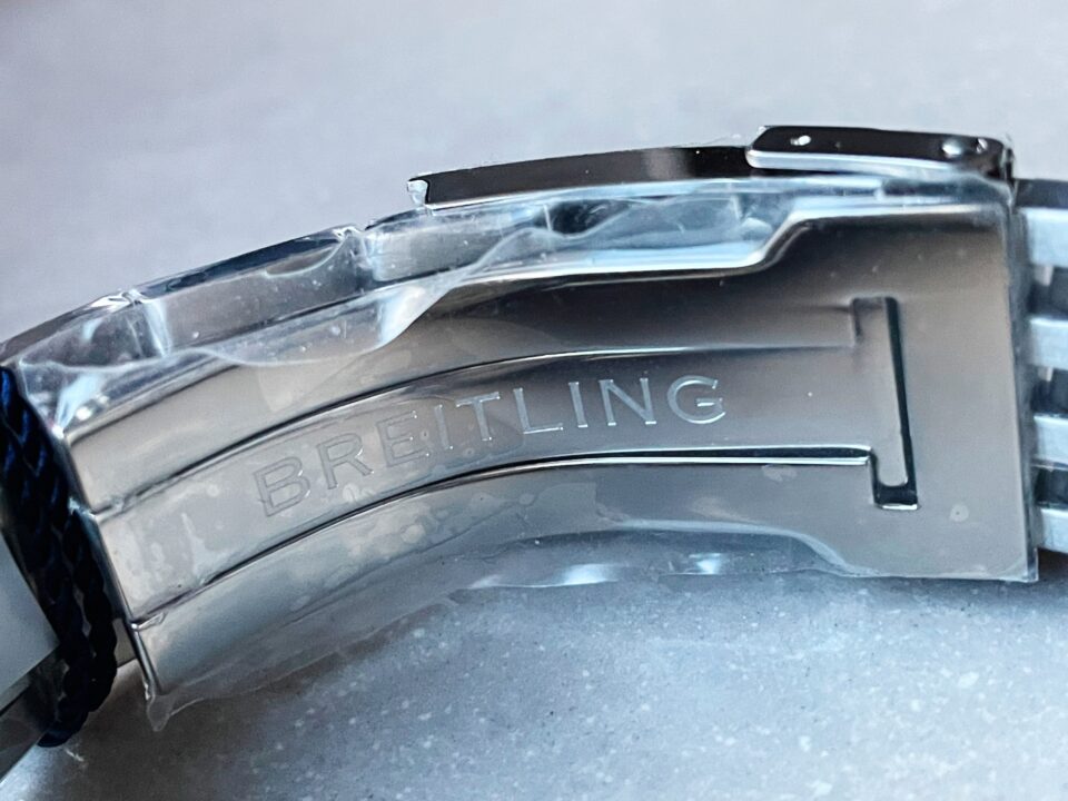BLS Factory 1:1 Breitling Navitimer 01 Best Edition SS Salmon Dial A7750
