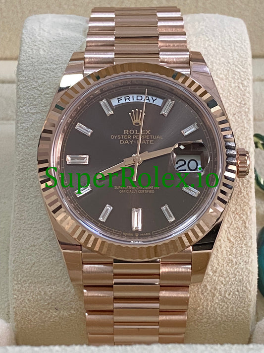 Rolex Day-Date 40MM Everose Gold Ref.228235