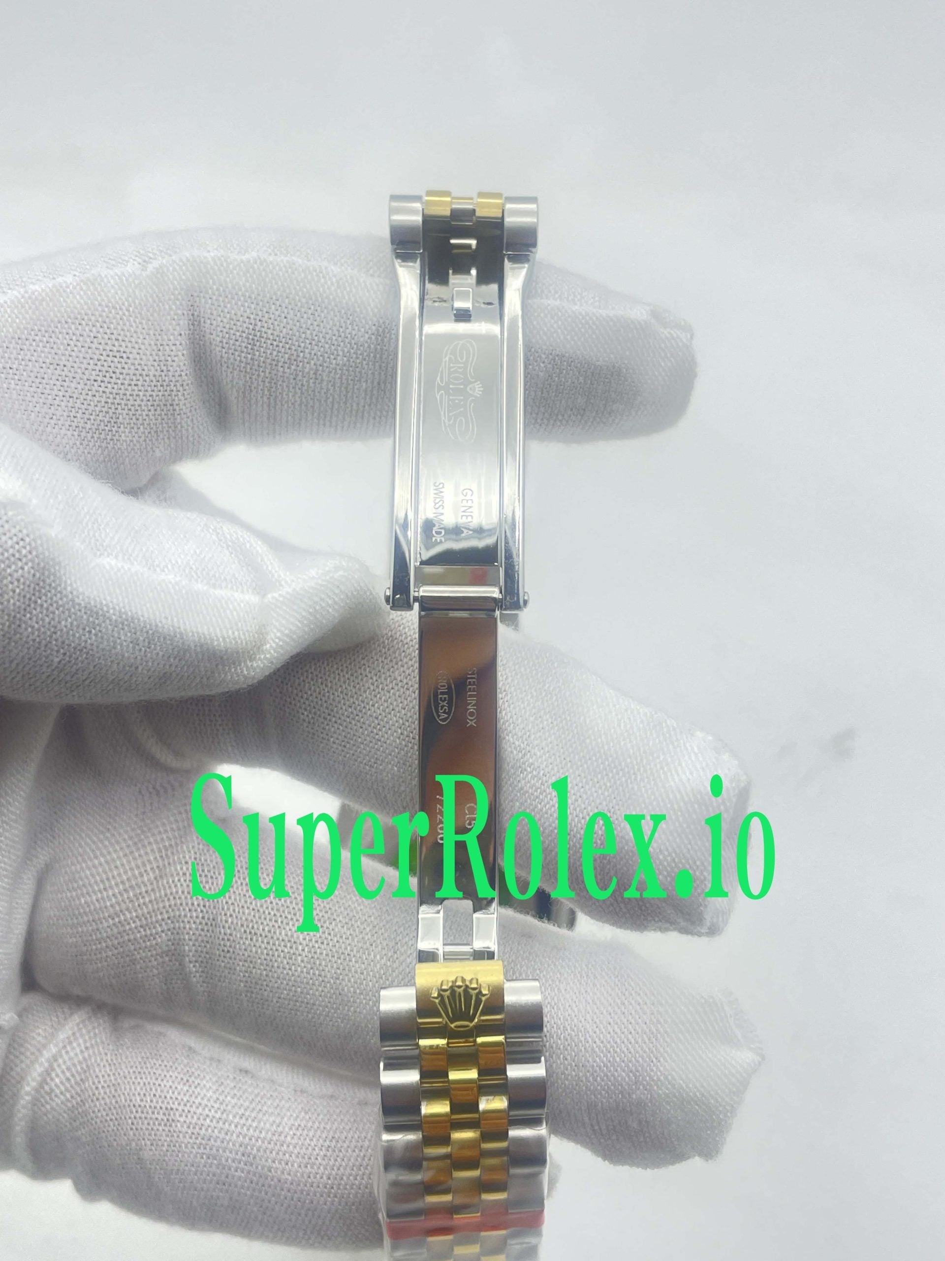 Rolex Datejust 31 Steel and Yellow Gold Blue Index Dial Ref.68273
