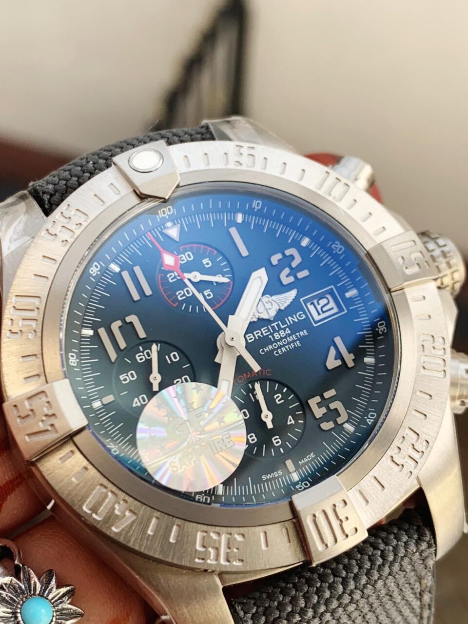 GF Factory 1:1 Breitling Avenger Bandit Titanium Best Edition Gray Dial A7750