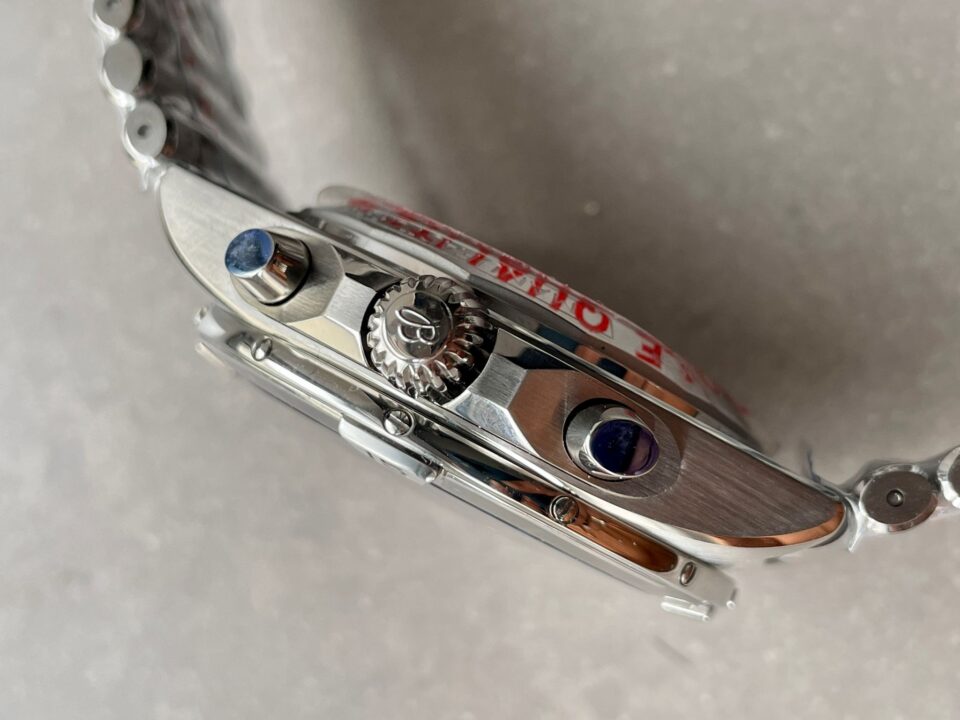 GF Factory 1:1 Breitling Chronomat SS  Copper dial Two Tone Bracelet Watches A7750