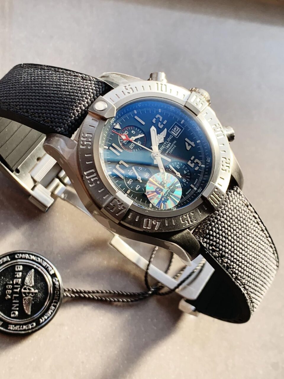 GF Factory 1:1 Breitling Avenger Bandit Titanium Best Edition Gray Dial A7750