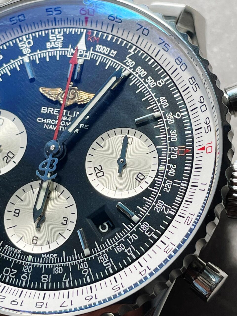 GF Factory 1:1 Breitling Navitimer Best Edition SS Black Dial A7750
