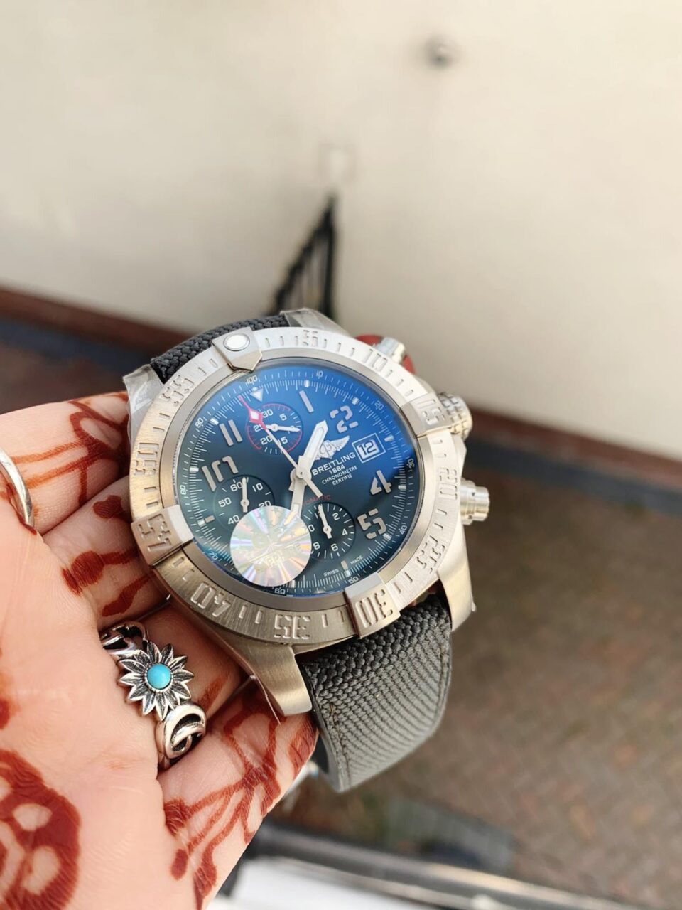 GF Factory 1:1 Breitling Avenger Bandit Titanium Best Edition Gray Dial A7750