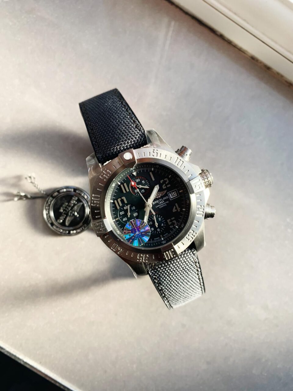 GF Factory 1:1 Breitling Avenger Bandit Titanium Best Edition Gray Dial A7750