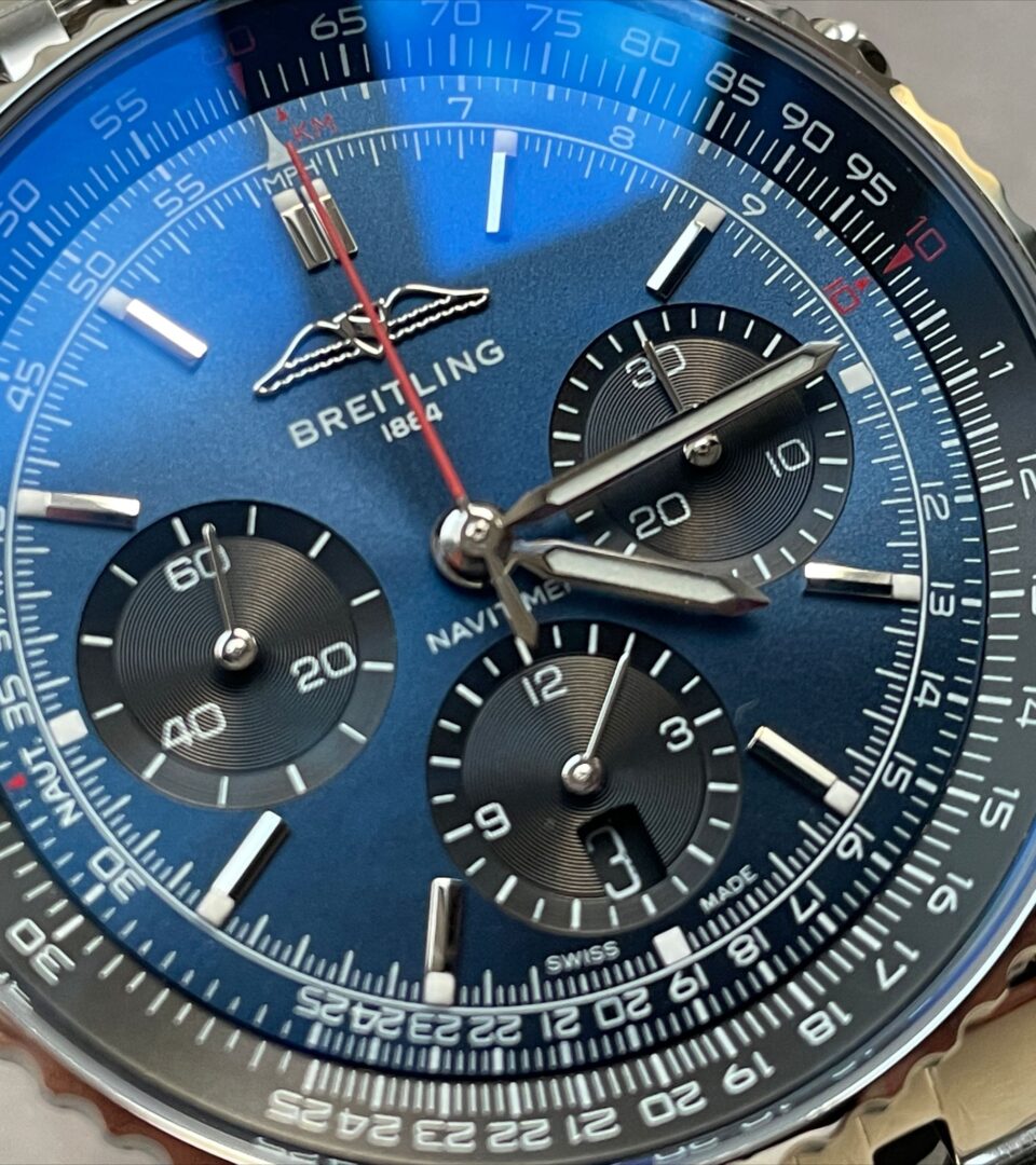 BLS Factory 1:1 Breitling Navitimer 01 Best Edition SS Edition Blue Dial A7750