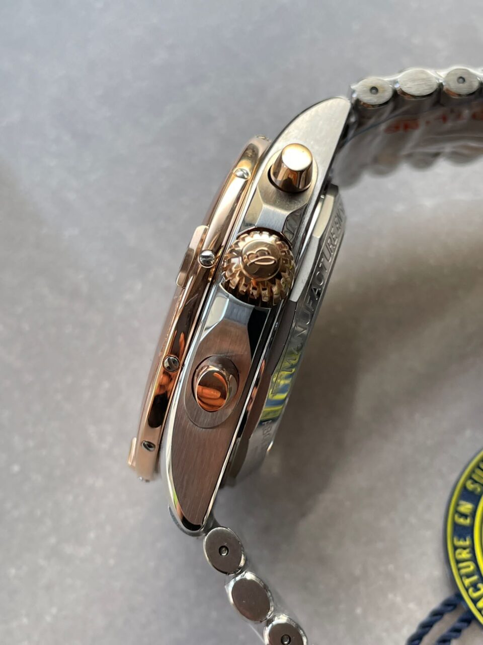 GF Factory 1:1 Breitling Chronomat Two Tone Bracelet Watches A7750