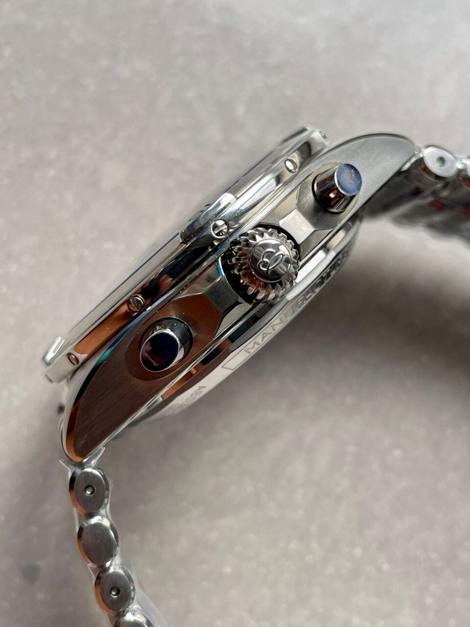 GF Factory 1:1 Breitling Chronomat SS  Copper dial Two Tone Bracelet Watches A7750