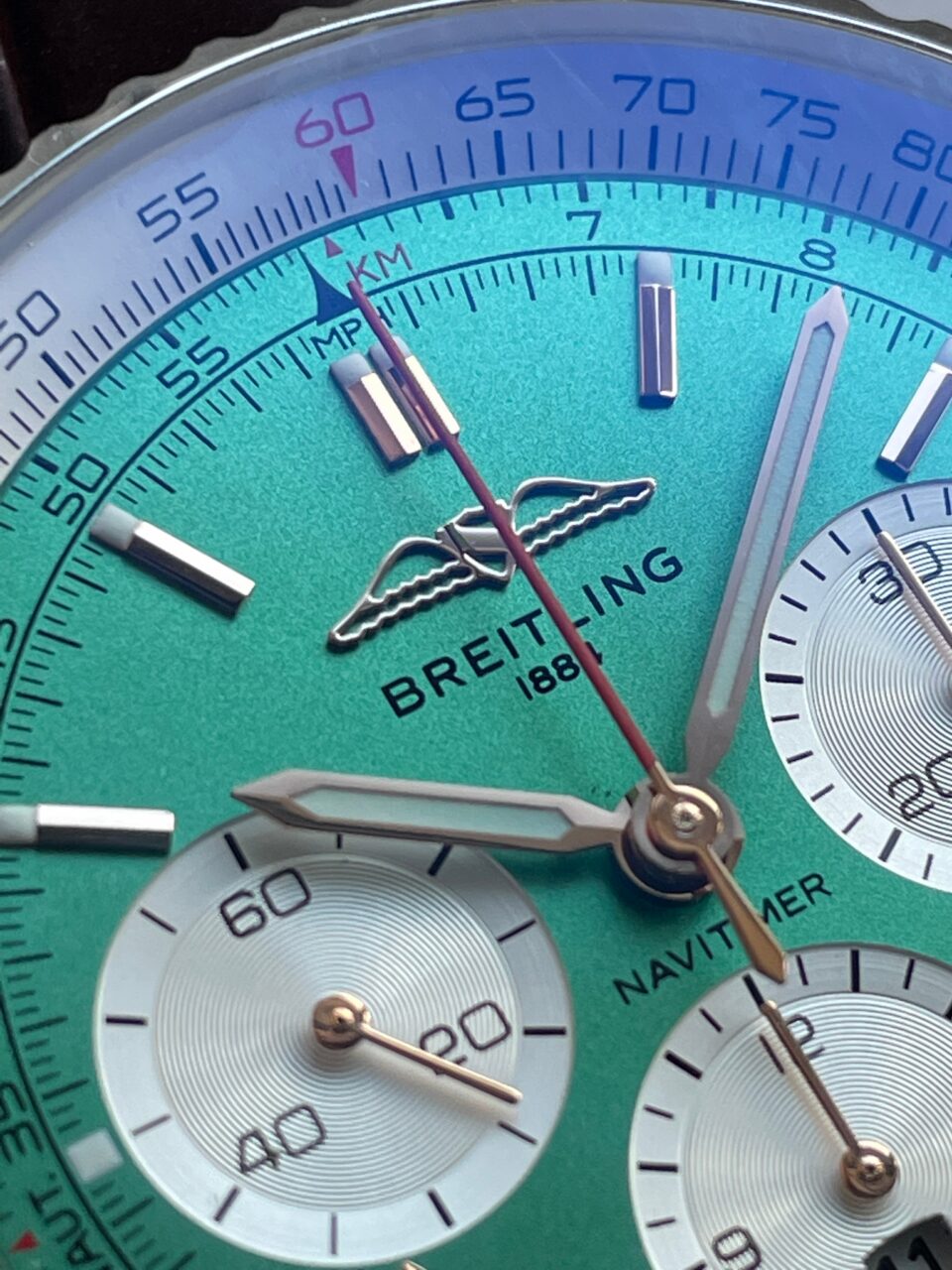 BLS Factory 1:1 Breitling Navitimer 01 Best Edition SS Edition Green Dial A7750