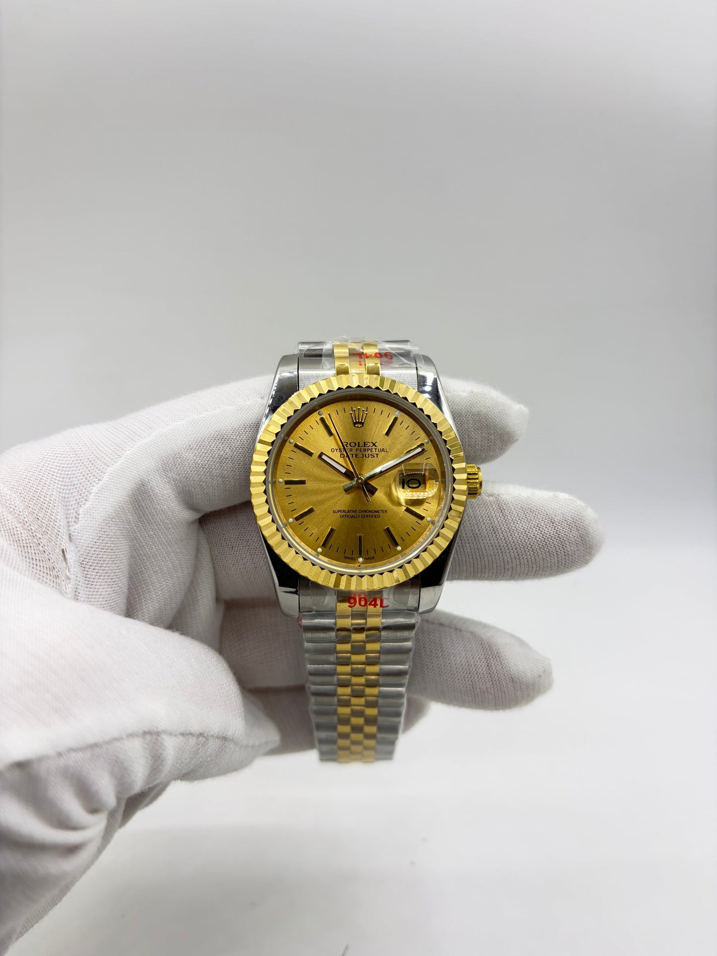Rolex Datejust 36 Yellow Gold Champagne Index Dial Ref.126233