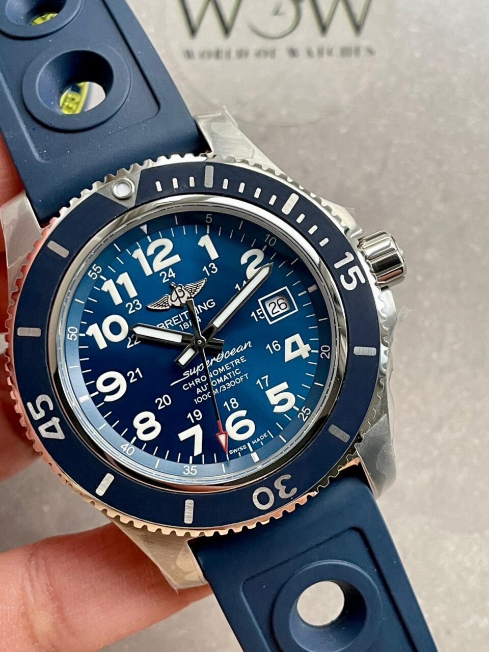GF Factory 1:1 Breitling Superocean 44mm Special Best Edition Blue Dial A2824