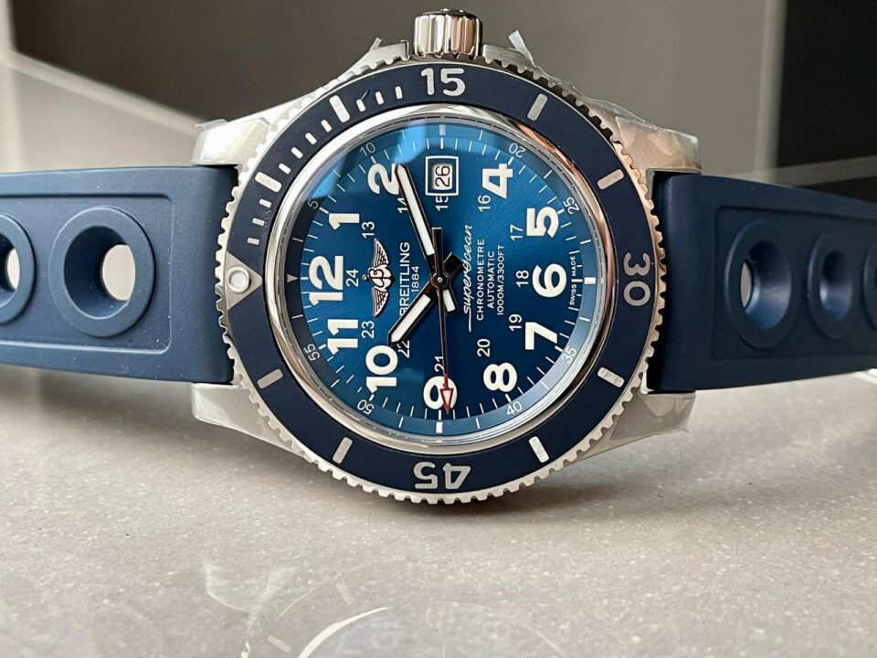 GF Factory 1:1 Breitling Superocean 44mm Special Best Edition Blue Dial A2824