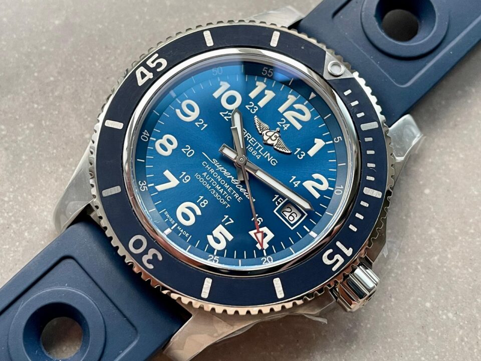 GF Factory 1:1 Breitling Superocean 44mm Special Best Edition Blue Dial A2824