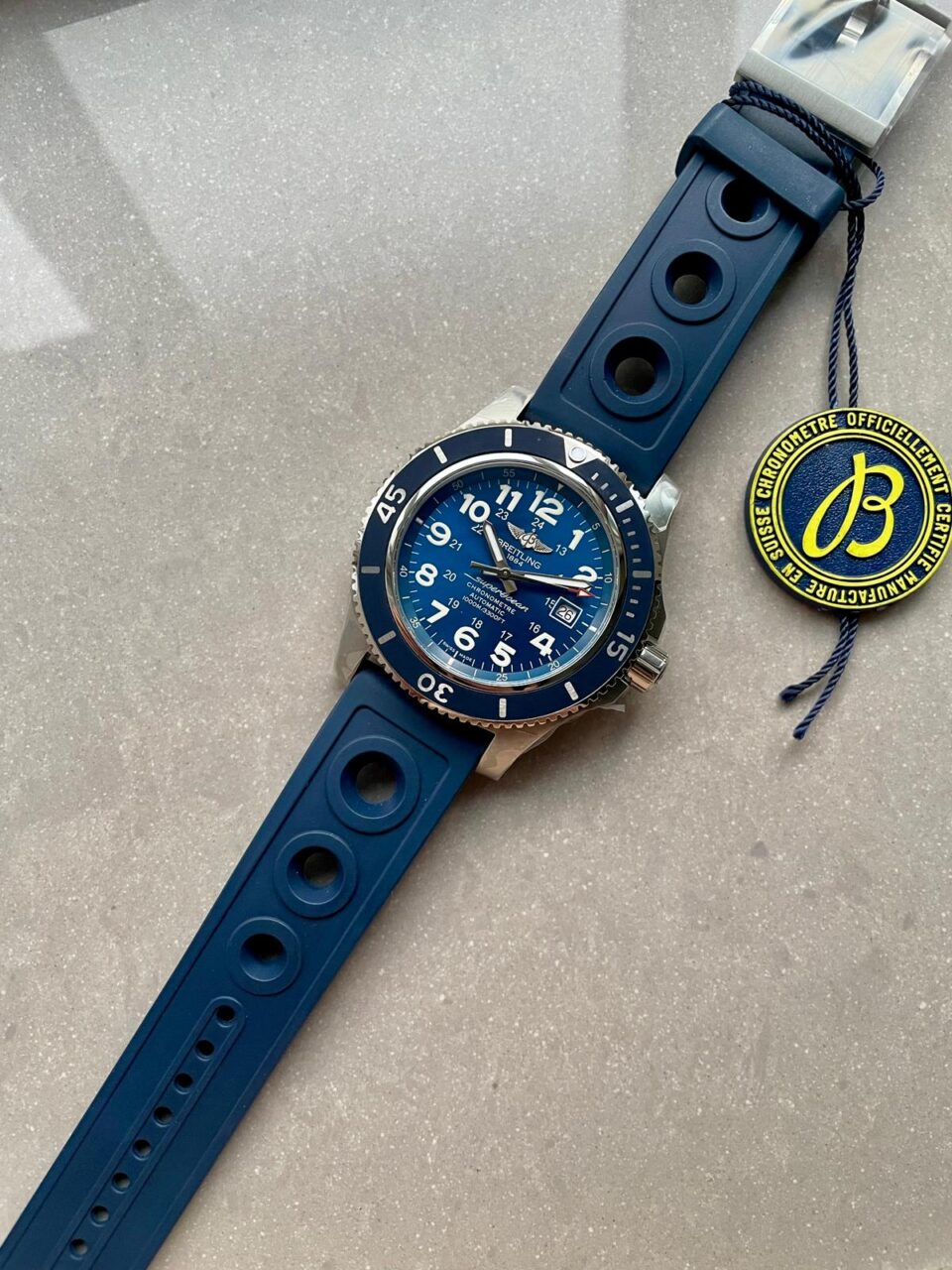 GF Factory 1:1 Breitling Superocean 44mm Special Best Edition Blue Dial A2824