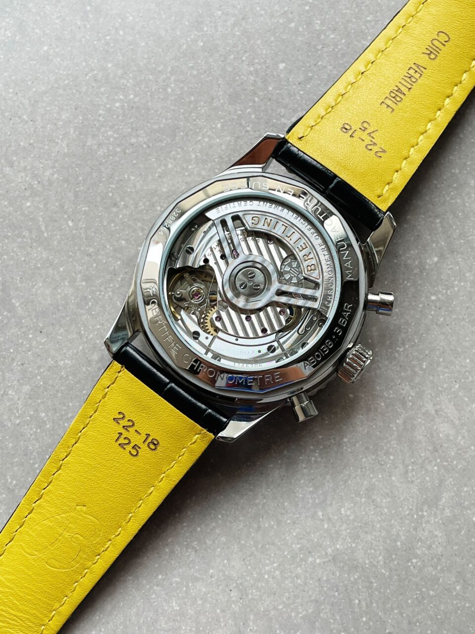 BLS Factory 1:1 Breitling Navitimer 01 Best Edition SS salmon Dial A7750