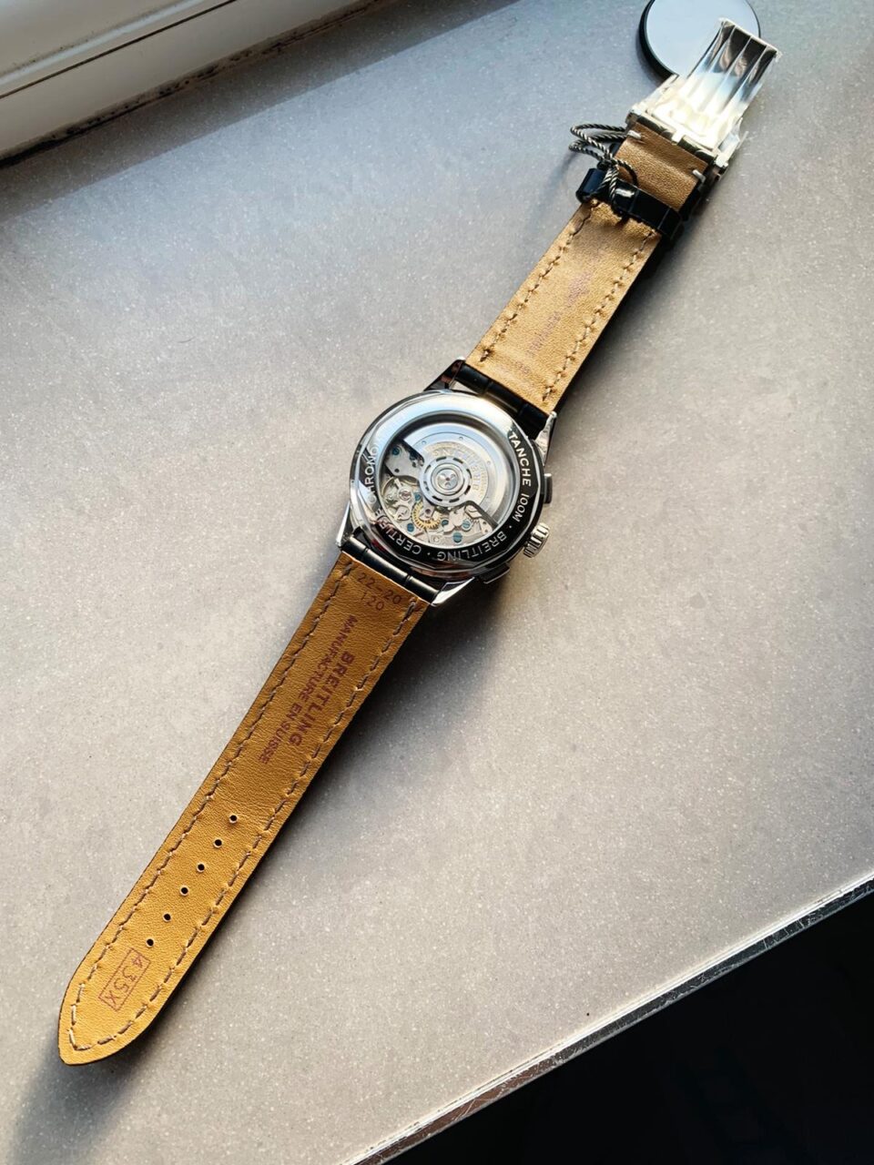 GF Factory 1:1 Breitling Premier B01 Chrono SS 42mm Best Edition White/Black Dial A7750