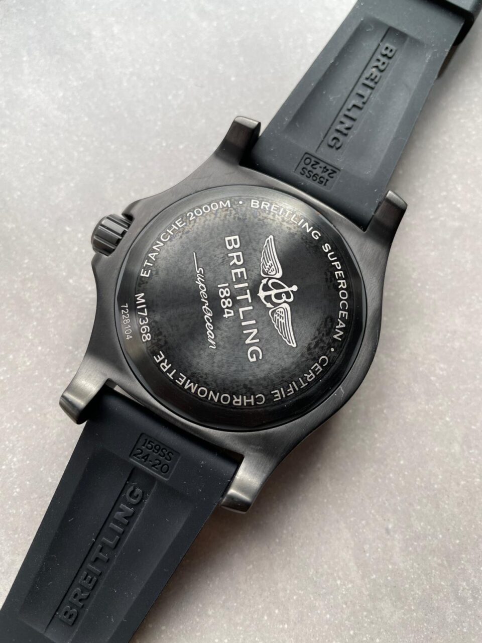 TF Factory 1:1 Breitling Superocean Automatic 44mm Best Edition Black Dial Black Bezel A2824