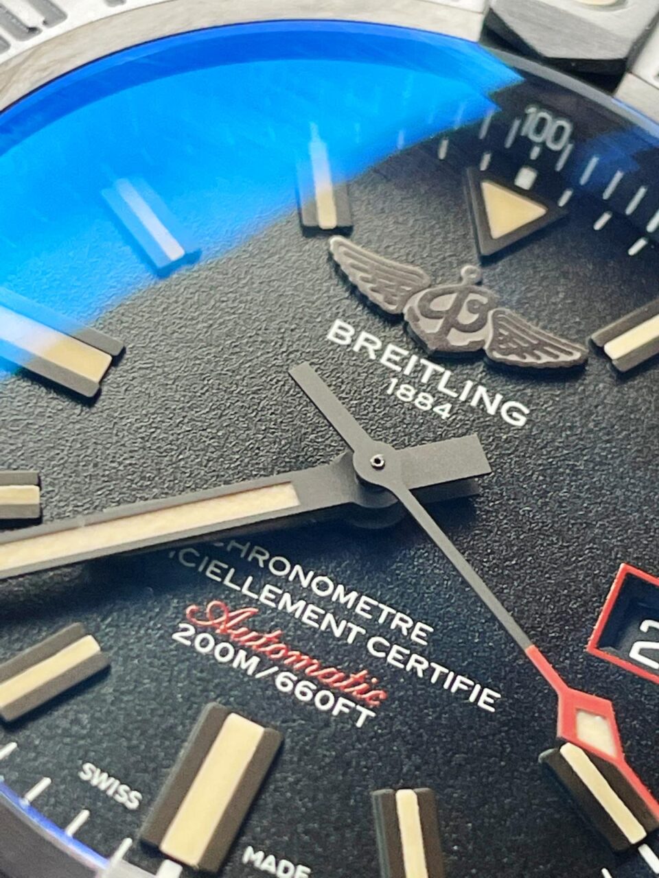 GF Factory 1:1 Breitling AVENGER BLACKBIRD 44MM DLC BEST EDITION TITANIUM CASE BLACK DIAL A2824 V4
