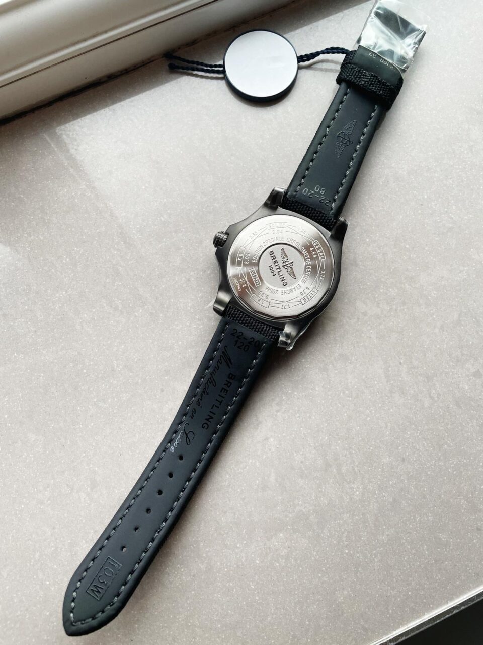 GF Factory 1:1 Breitling AVENGER BLACKBIRD 44MM DLC BEST EDITION TITANIUM CASE BLACK DIAL A2824 V4