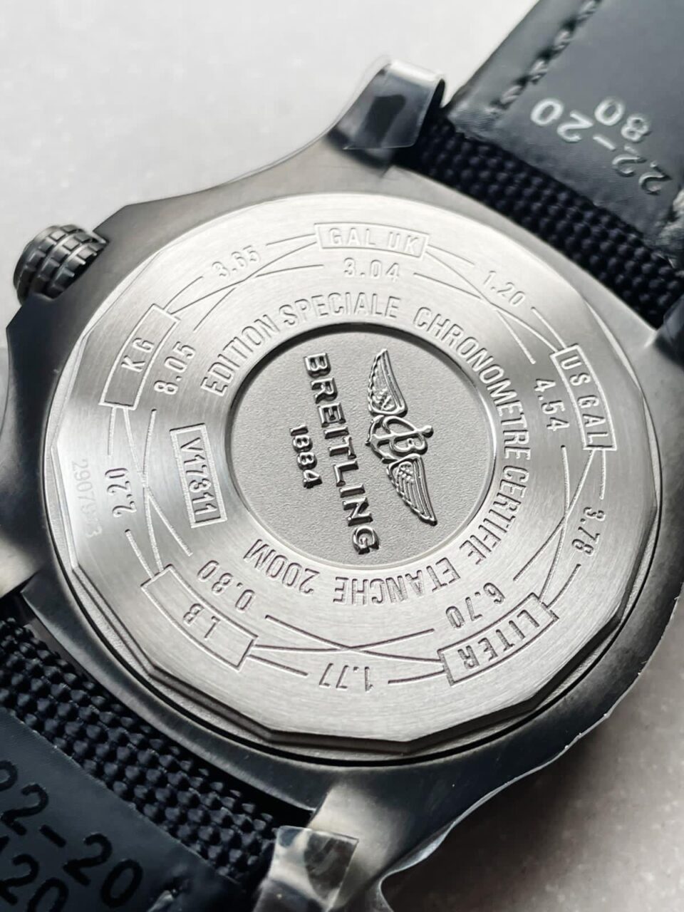 GF Factory 1:1 Breitling AVENGER BLACKBIRD 44MM DLC BEST EDITION TITANIUM CASE BLACK DIAL A2824 V4