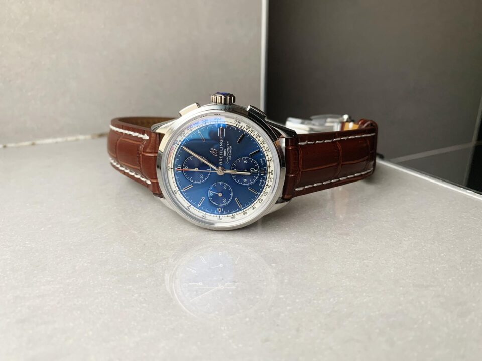 OXF Factory 1:1 Breitling Premier Chronograph 42 Best Edition Blue Dial A7750