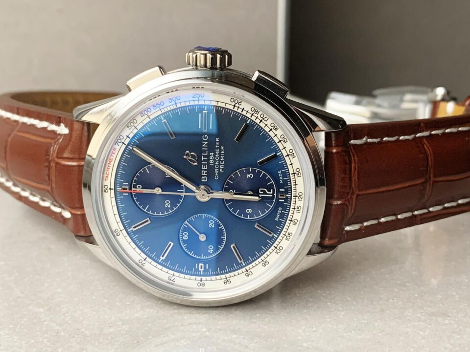 OXF Factory 1:1 Breitling Premier Chronograph 42 Best Edition Blue Dial A7750