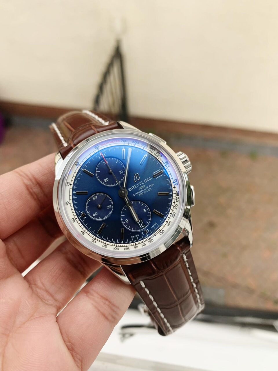 OXF Factory 1:1 Breitling Premier Chronograph 42 Best Edition Blue Dial A7750