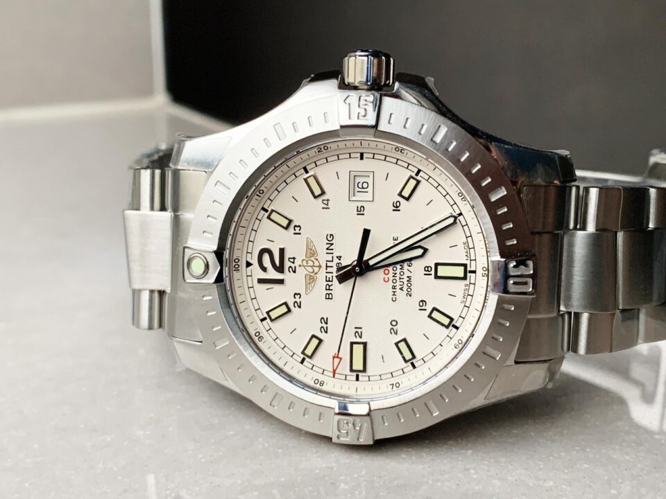 GF Factory 1:1 Breitling Colt Automatic 44mm SS Best Edition White Textured Dial A2824