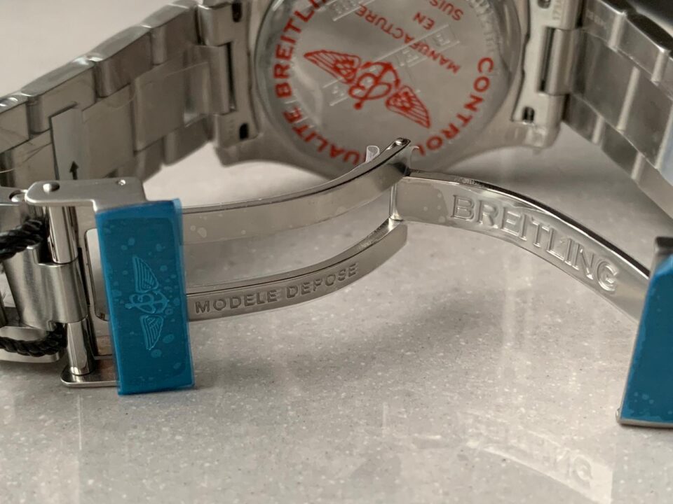 GF Factory 1:1 Breitling Colt Automatic 44mm SS Best Edition BLUE Textured Dial A2824