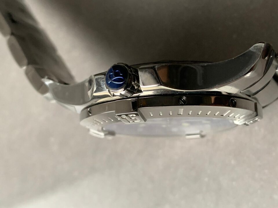 GF Factory 1:1 Breitling Colt Automatic 44mm SS Best Edition BLUE Textured Dial A2824