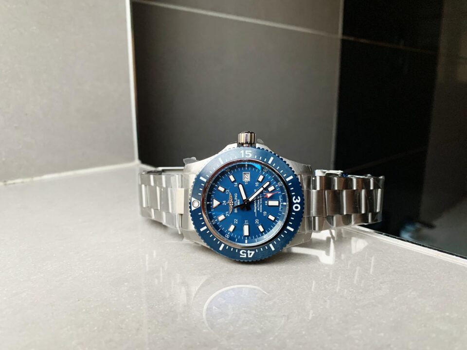 GF Factory 1:1 Breitling Superocean 44mm Special Best Edition Blue Dial A2824