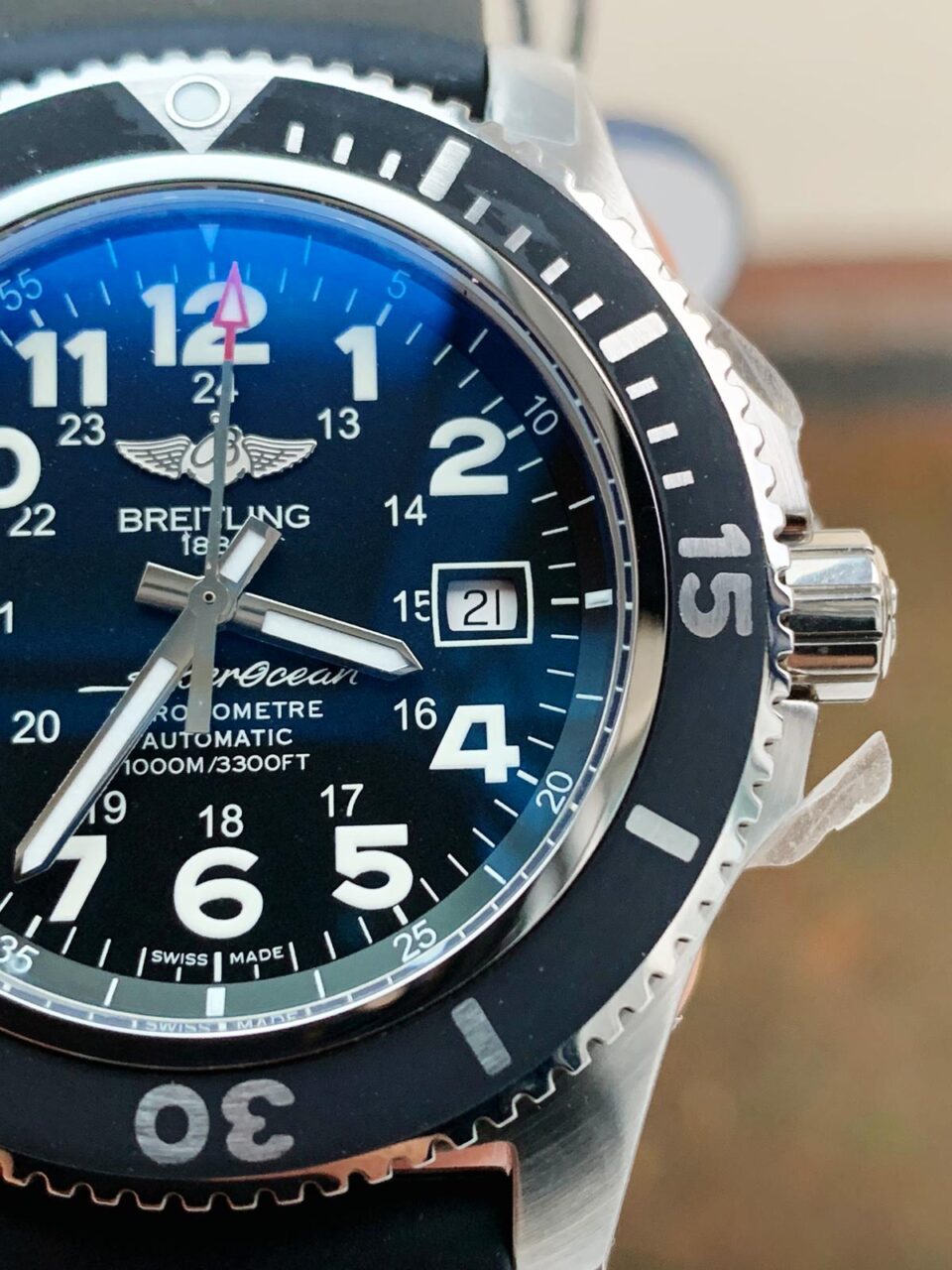 GF Factory 1:1 Breitling SuperOcean II 44mm Best Edition Black Dial A2824