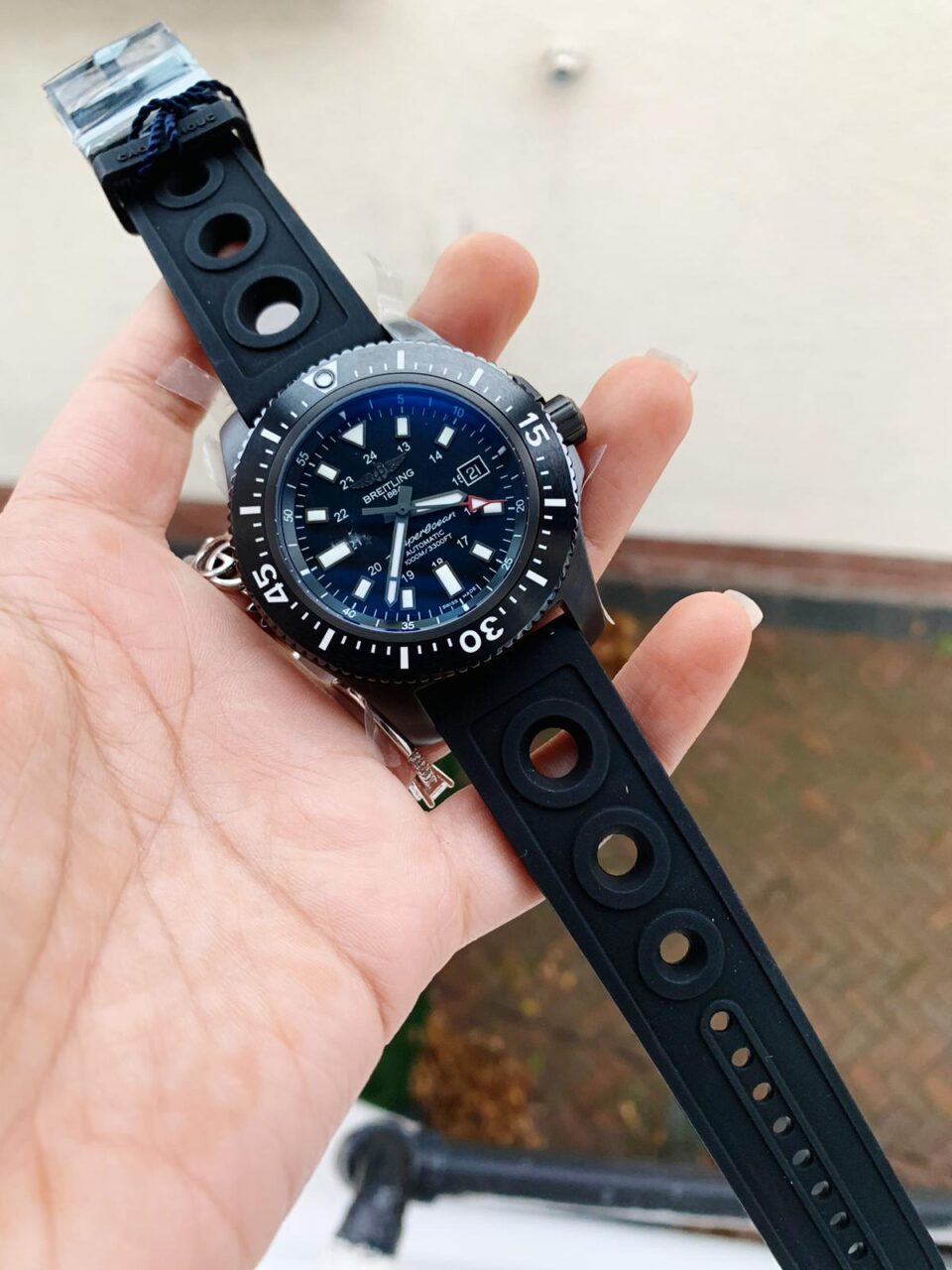 GF Factory 1:1 Breitling Superocean 44mm Special PVD Best Edition Black Dial