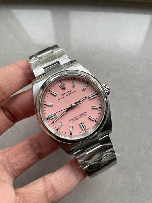 Clean Factory 1:1 Rolex Oyster Perpetual 126000 36mm Best Edition 904L Steel Pink Dial VR3230