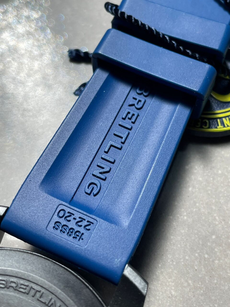 OGF Factory 1:1 Breitling Endurance pro 44mm Black dial Blue Rubber Strap quartz movement