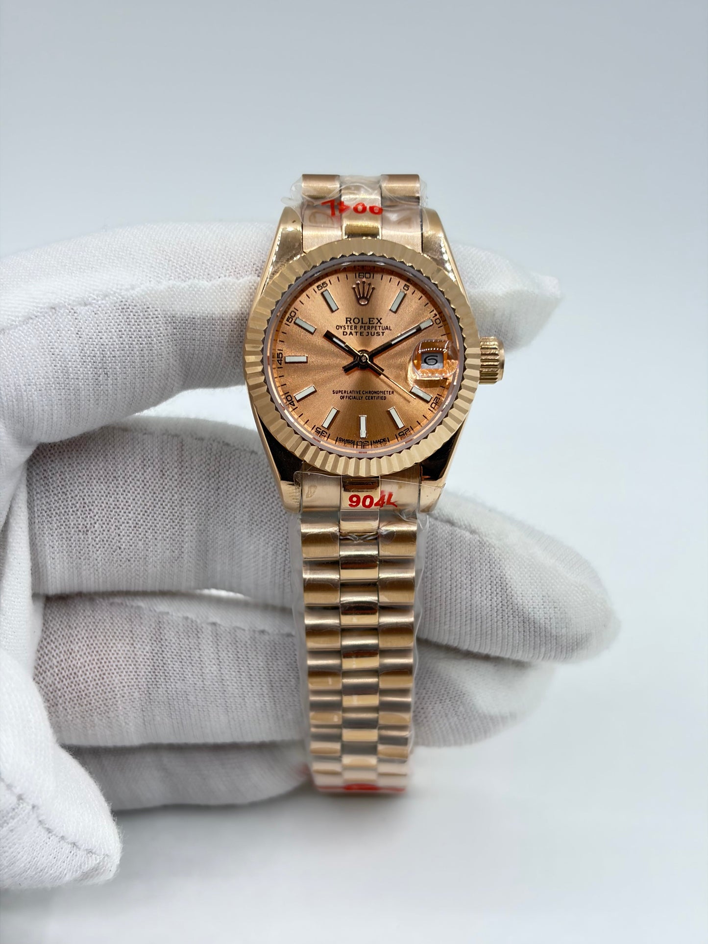 Rolex Lady-Datejust 26 Yellow Gold Champagne Index Dial Ref.179178
