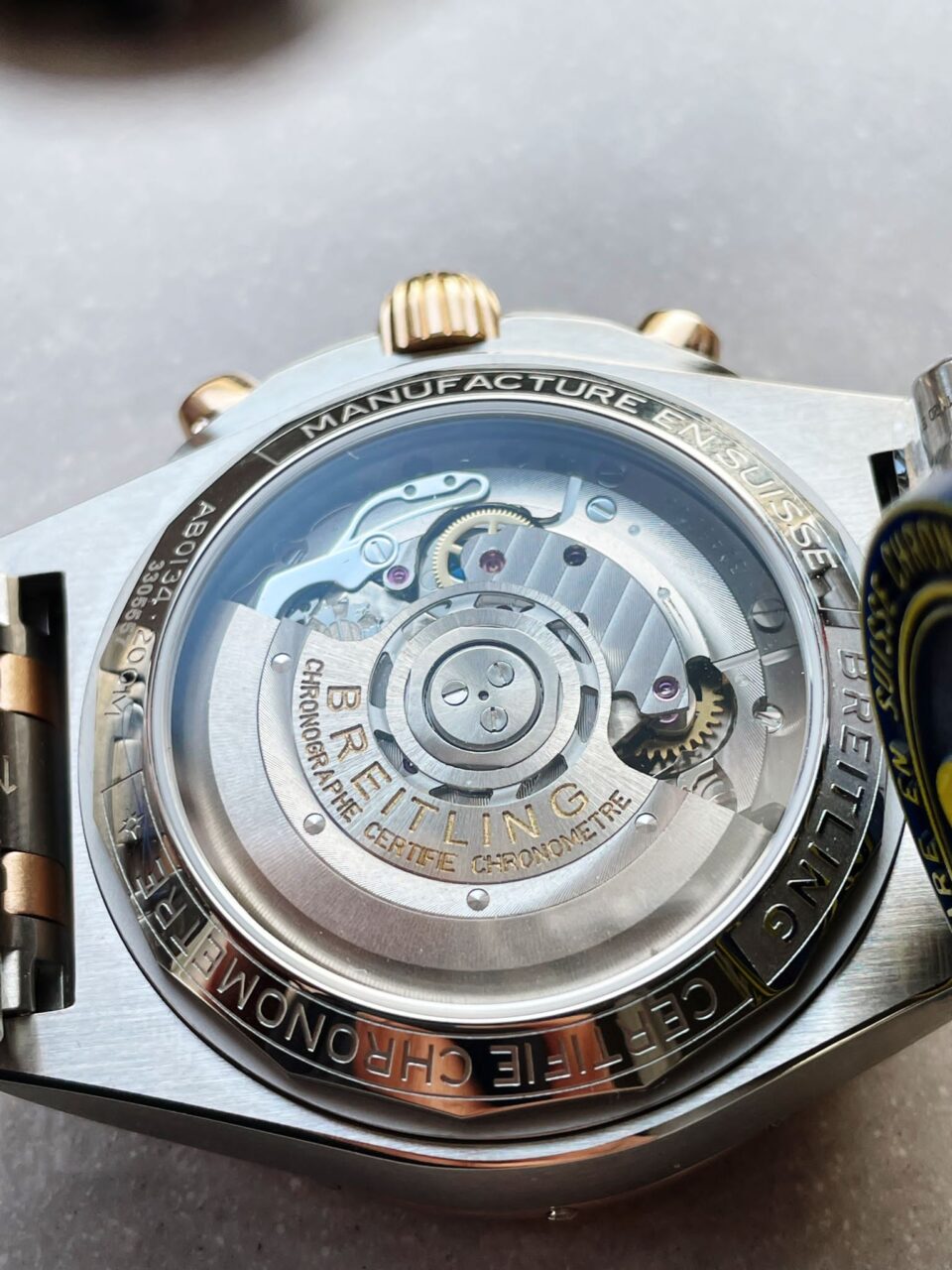 GF Factory 1:1 Breitling Chronomat Two Tone Bracelet Watches A7750