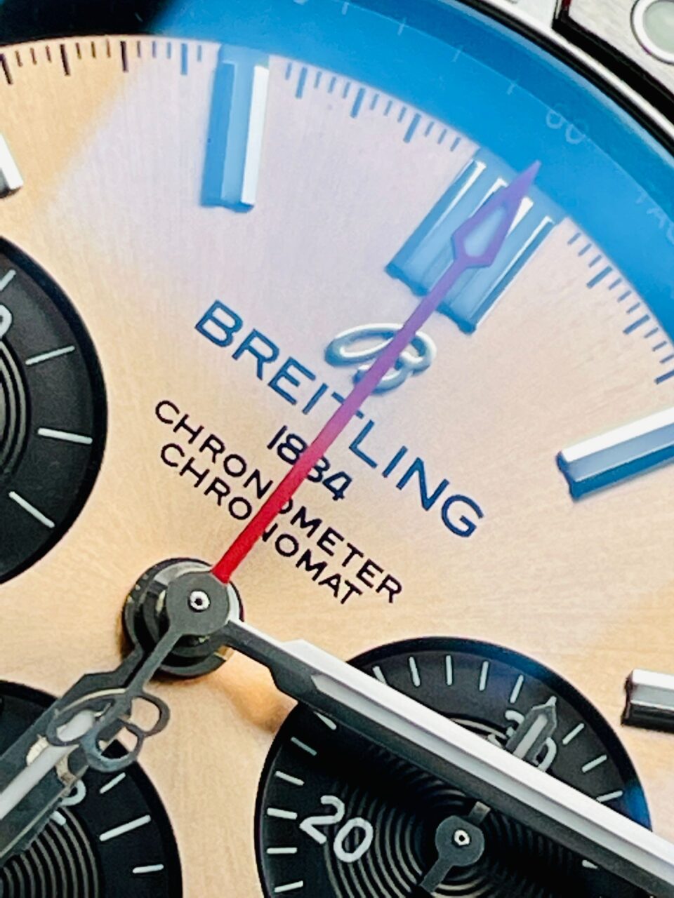 GF Factory 1:1 Breitling Chronomat SS  Copper dial Two Tone Bracelet Watches A7750