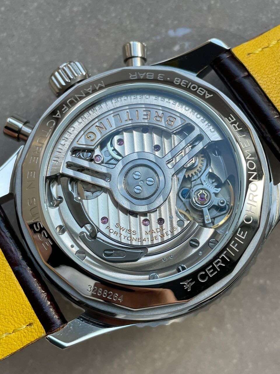 BLS Factory 1:1 Breitling Navitimer 01 Best Edition SS Edition Green Dial A7750