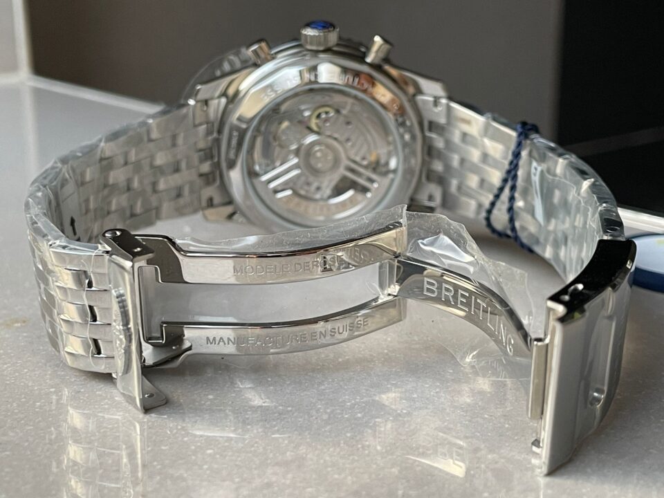 BLS Factory 1:1 Breitling Navitimer 01 Best Edition SS Edition Blue Dial A7750