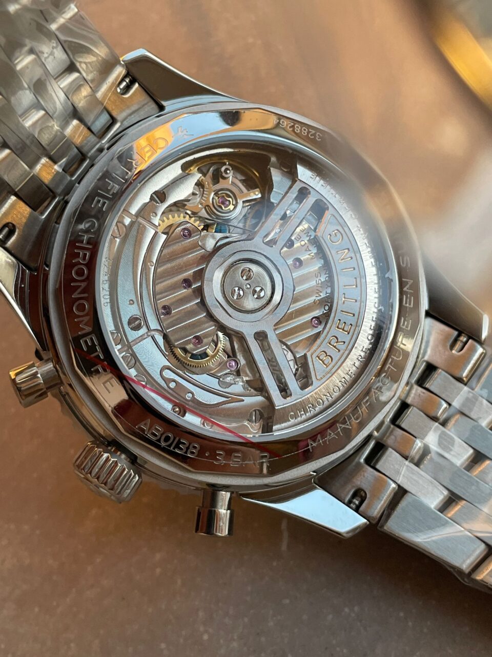 BLS Factory 1:1 Breitling Navitimer 01 Best Edition SS Edition Green Dial A7750
