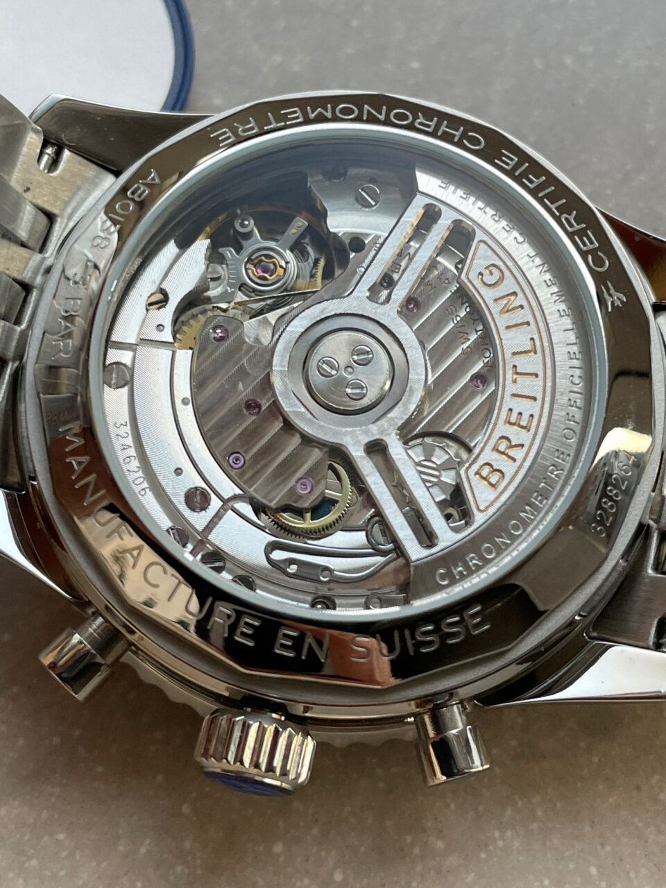 BLS Factory 1:1 Breitling Navitimer 01 Best Edition SS Edition Blue Dial A7750