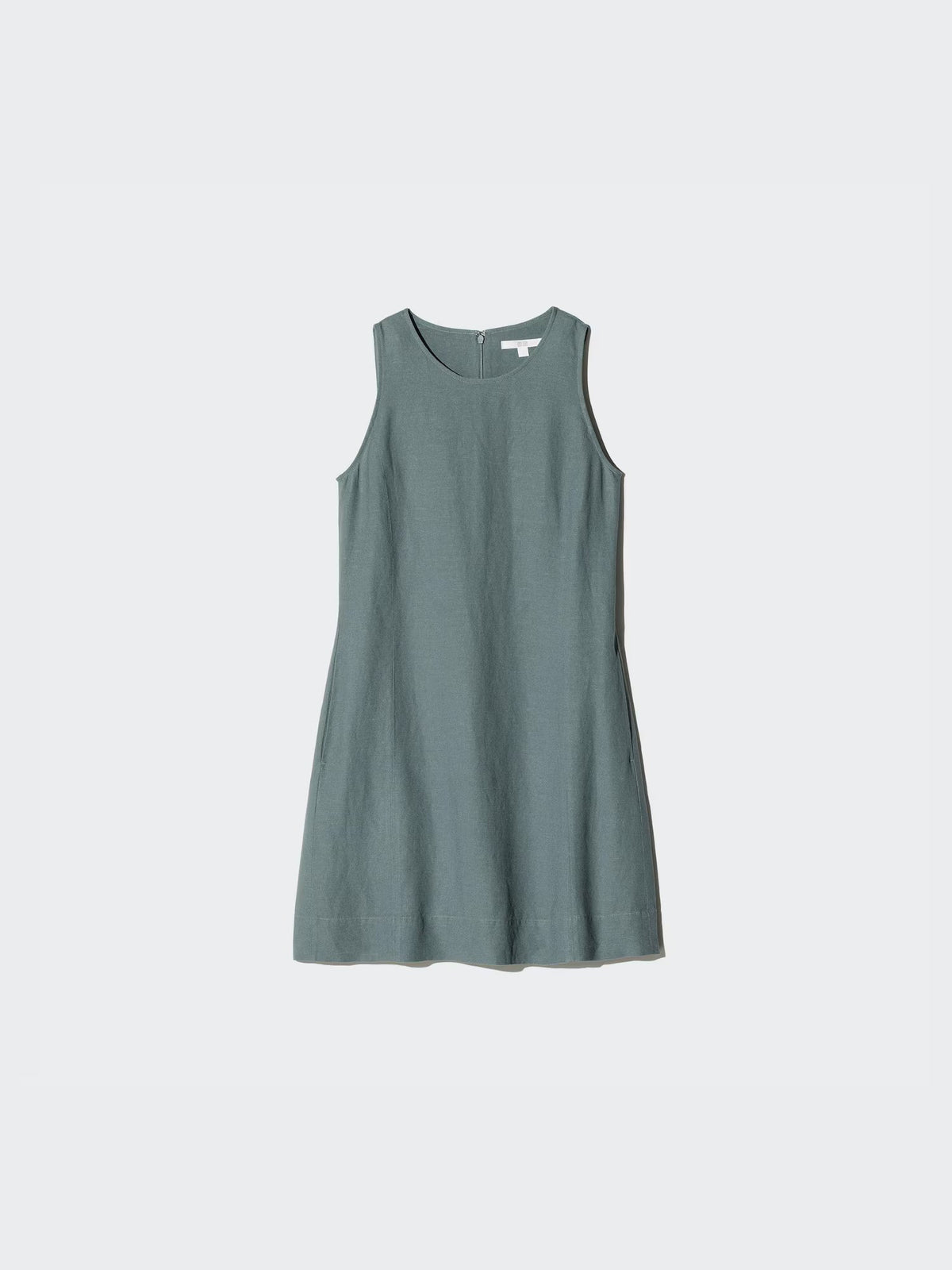 Linen Blend Mini Dress